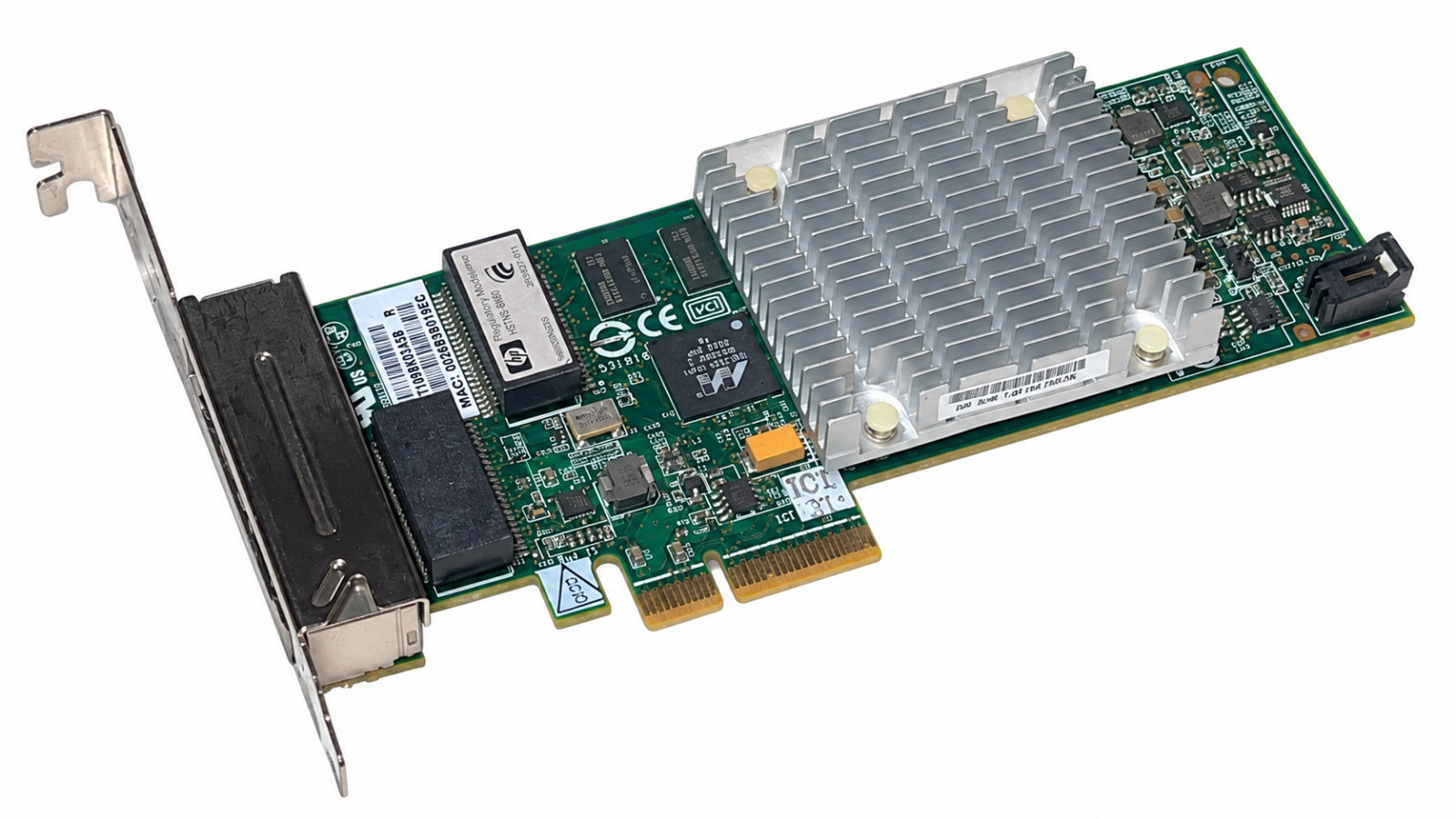 HP NC375T 4x Port PCIe 1GbE Server Network Card PN: 539931-001 491176-001 FP