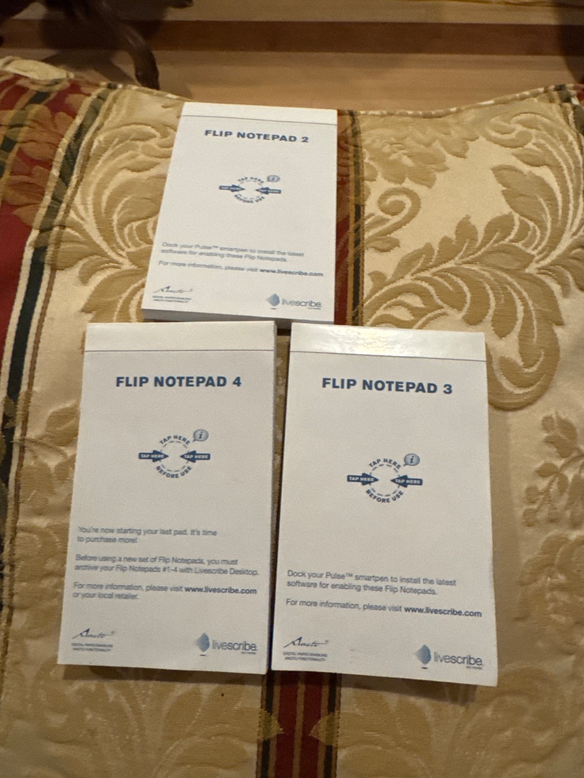 Livescribe Notepad Paper 3” X 5” 50 Sheet Ct- Opened Unused Cond