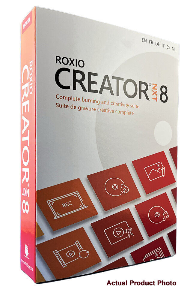 Roxio Creator NXT 8 - New Retail Box