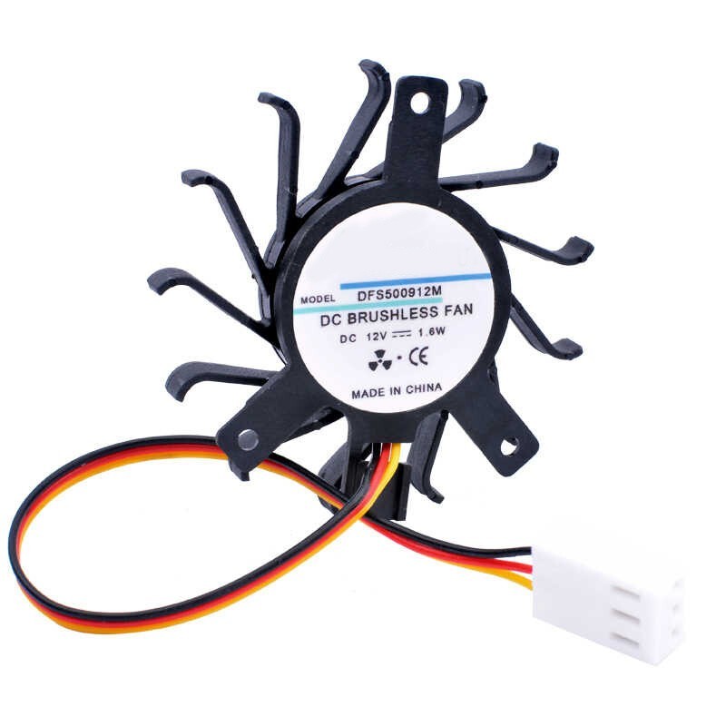 For DFS500912M Cooling Fan 12V 1.6W Diameter 45mm Pitch 35x35x27mm High Quality