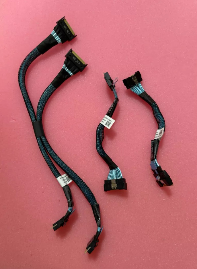 New 3 pcs DELL R760 2.5*8 NVME Direct Connect Cables kit  MNR2Y MDJP7 N7N8K