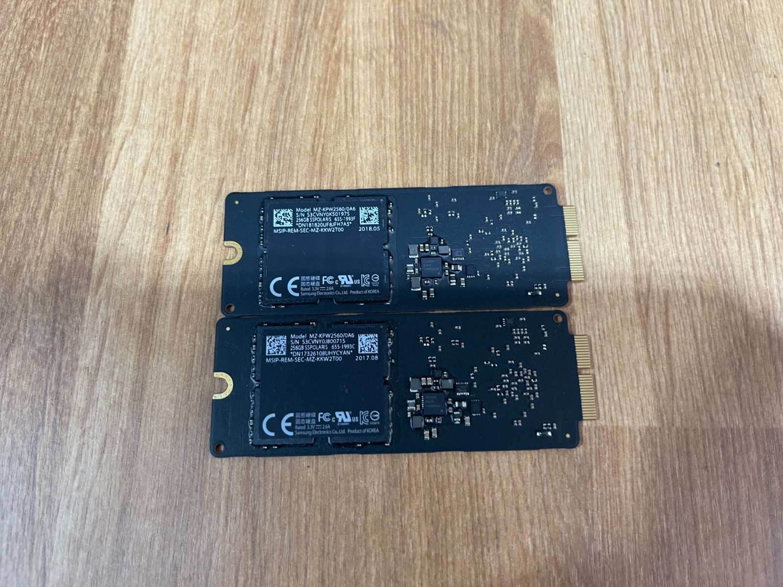 Samsung 2x256GB SSD Solid State Drive iMac 2017 MZ-KPW2560/0A6 655-1993F