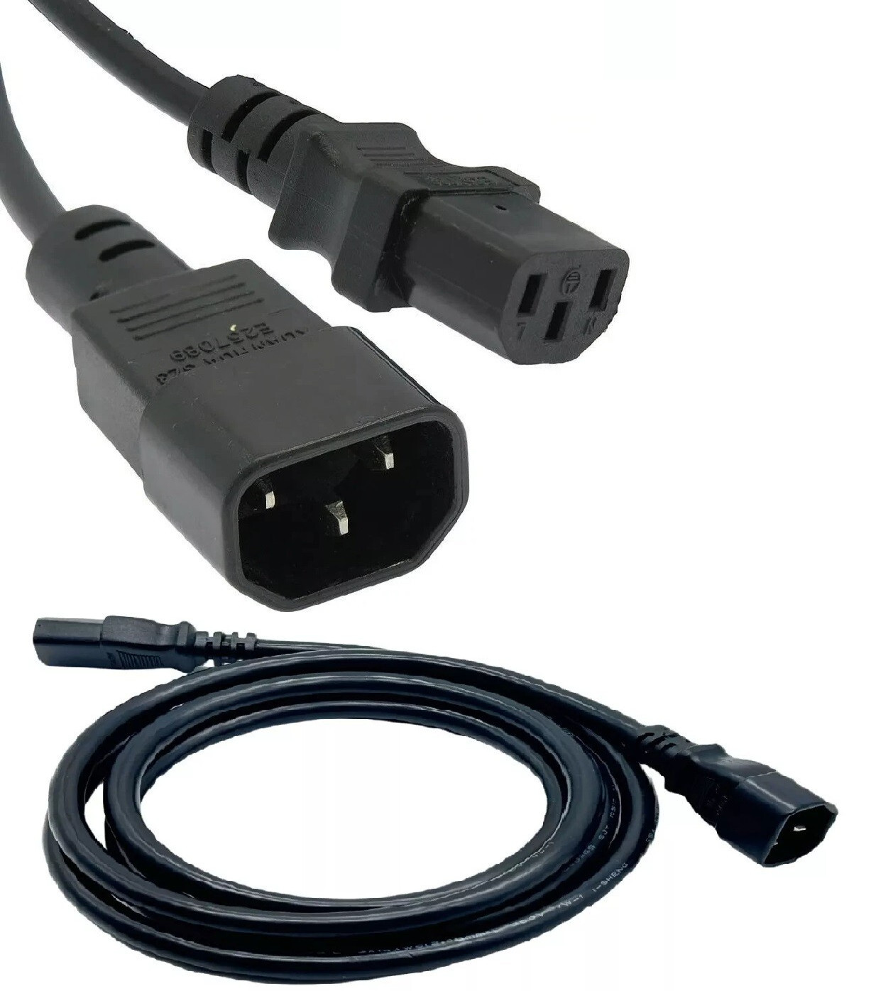 Lot of (10) C13 to C14 NEW Power Cord 2ft,  Computer PDU, 17AWG 300V NEW