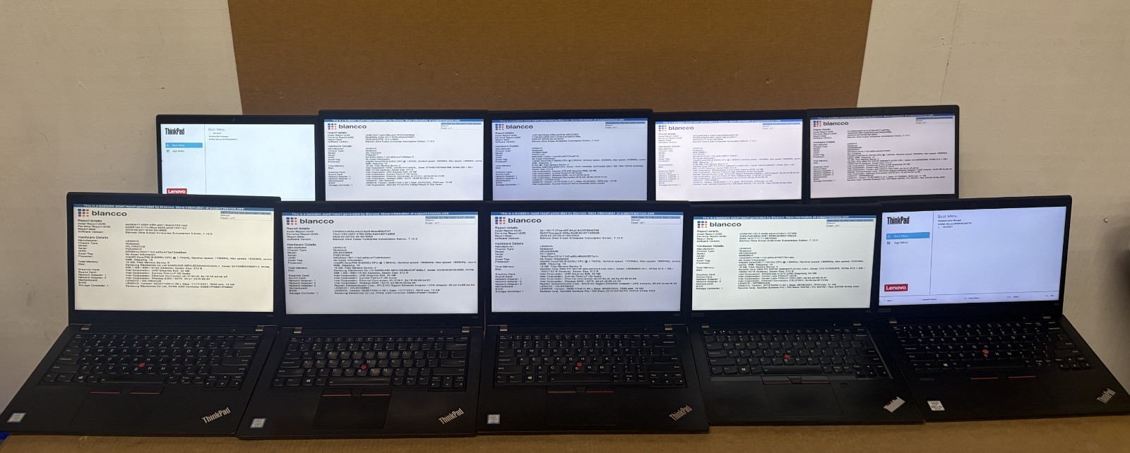 Lot 10 Lenovo ThinkPad X13/T480s/T460s/X390/L13 | i5/i7 | 8-16GB RAM | NO OS H