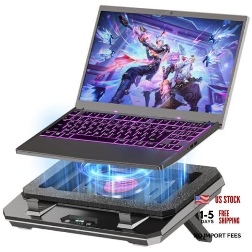 GT300 Upgraded Laptop Cooling Pad with Adjustable Stand, Turbo GT300B0(Basic)