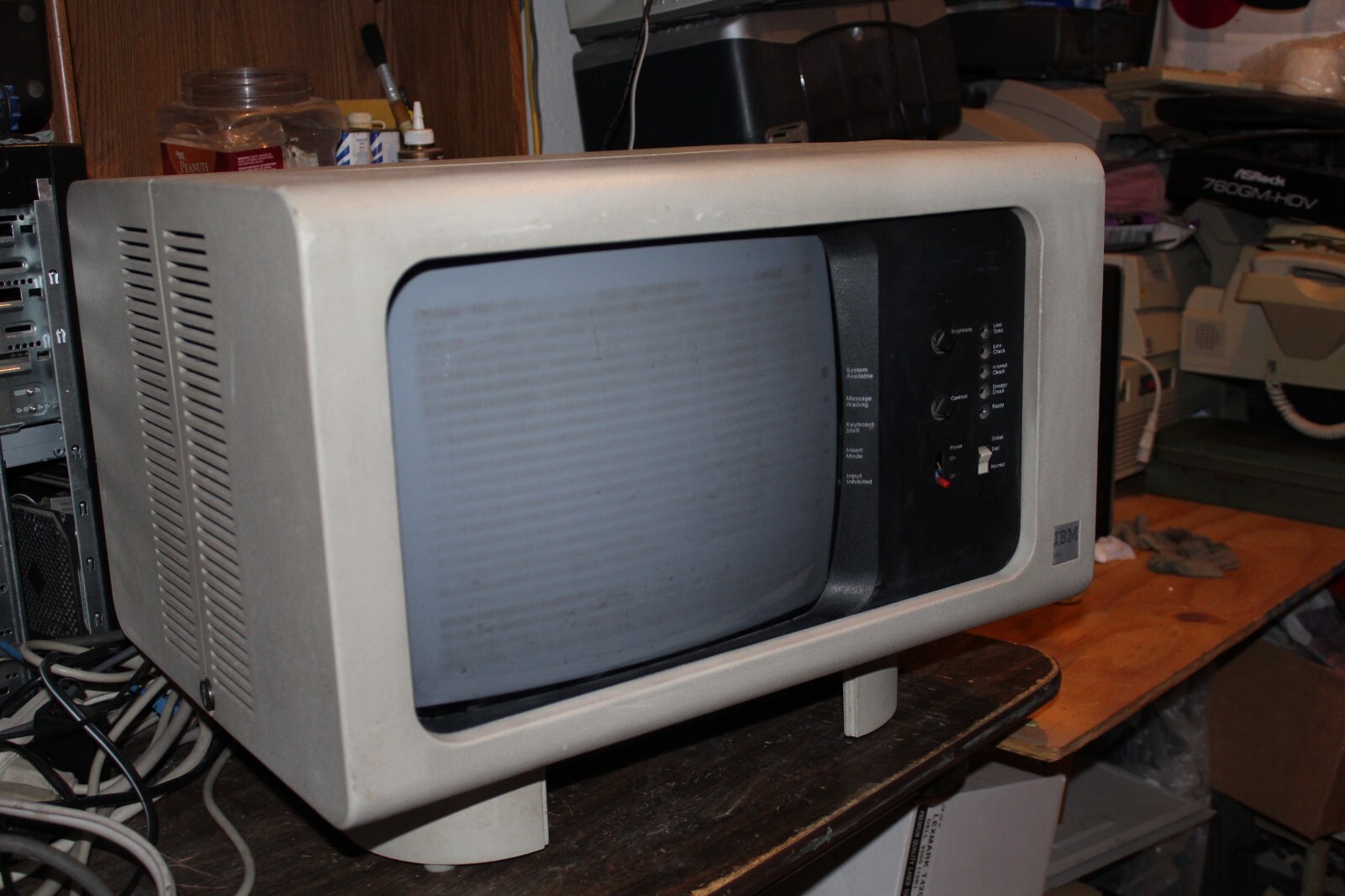 IBM 5251 Vintage Display Terminal 115V 2A Serial Connection DISPLAY ONLY