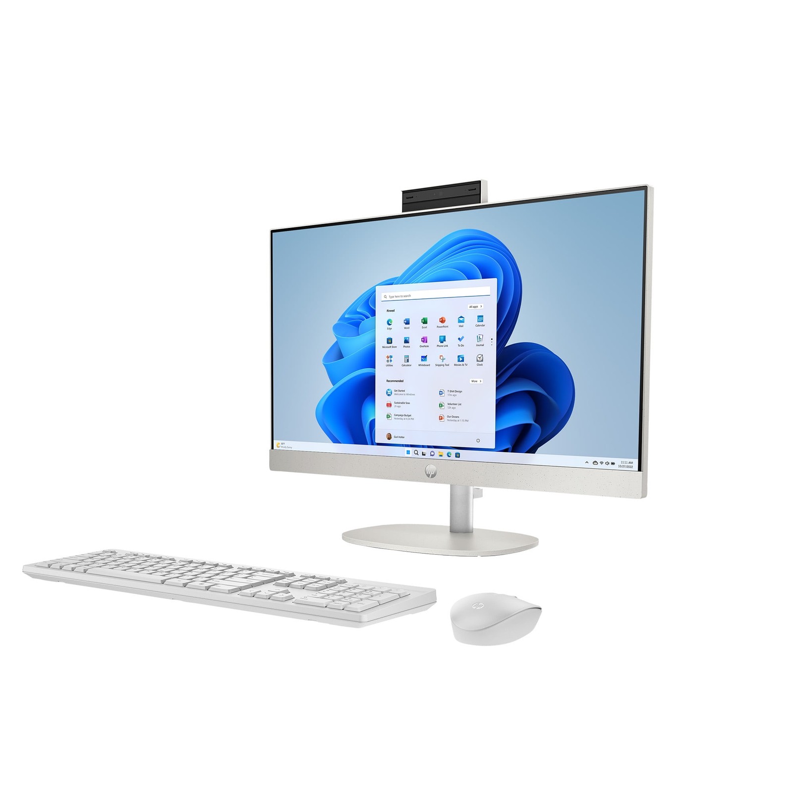 HP 24-cr0013w All-in-One Desktop 23.8" WUXGA Touchscreen i3-N300 0.8GHz Intel