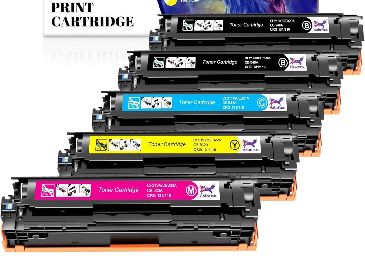 5PK Toner Compatible for Canon 131 imageCLASS LBP7110CW MF8280CW MF624CW Color