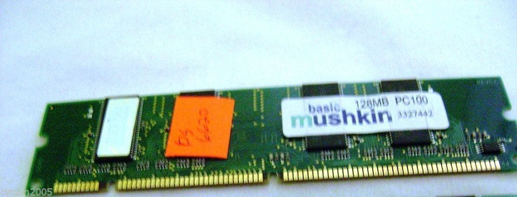 6620 MUSHKIN BASIC 128MB PC100 3327442 MSGVD2D4F3X1A1AZK DESKTOP MEMORY