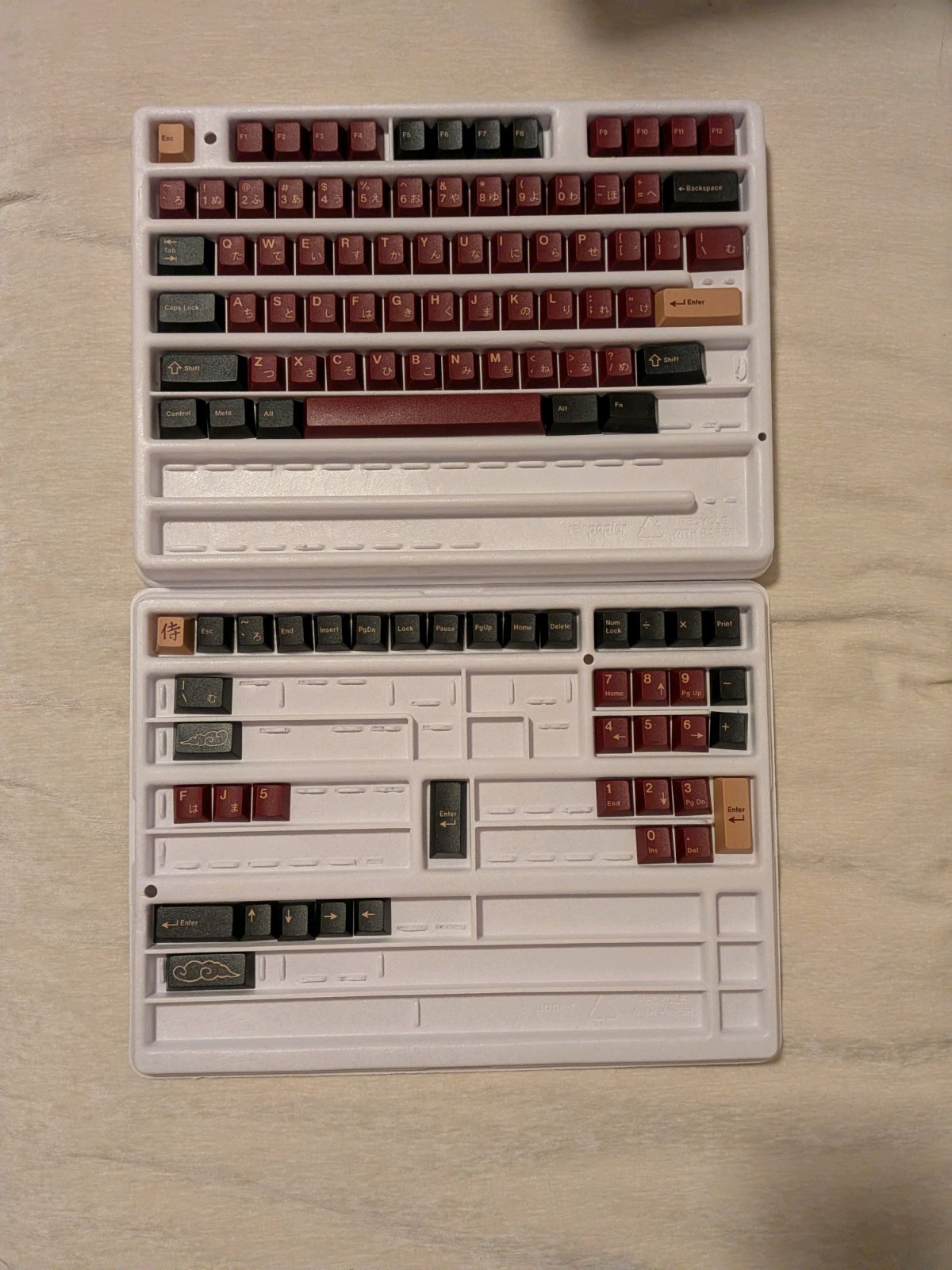DROP + Redsuns GMK Red Samurai Keycap Set for Full-Size Keyboards - Compatibl...