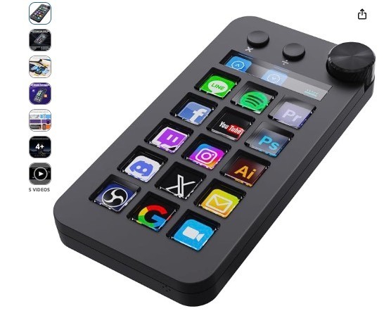 VSDinside Stream dock-Streaming Deck,Macro pad/Calculator/Numeric Keypad Three