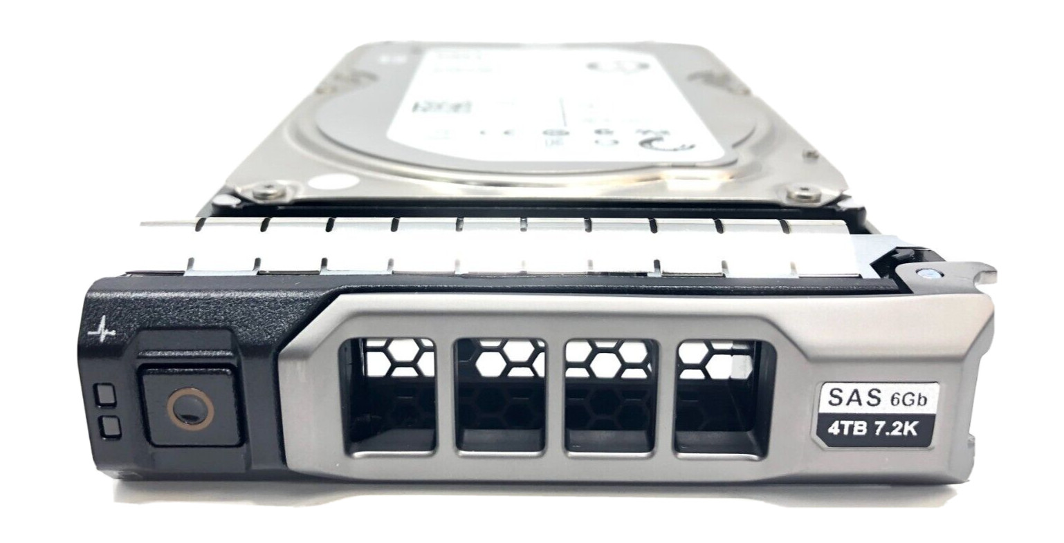 11th & 12th Gen - Dell 4TB 7.2K SAS 3.5" 6Gbps Hard Drive R620 R710 R720 & more