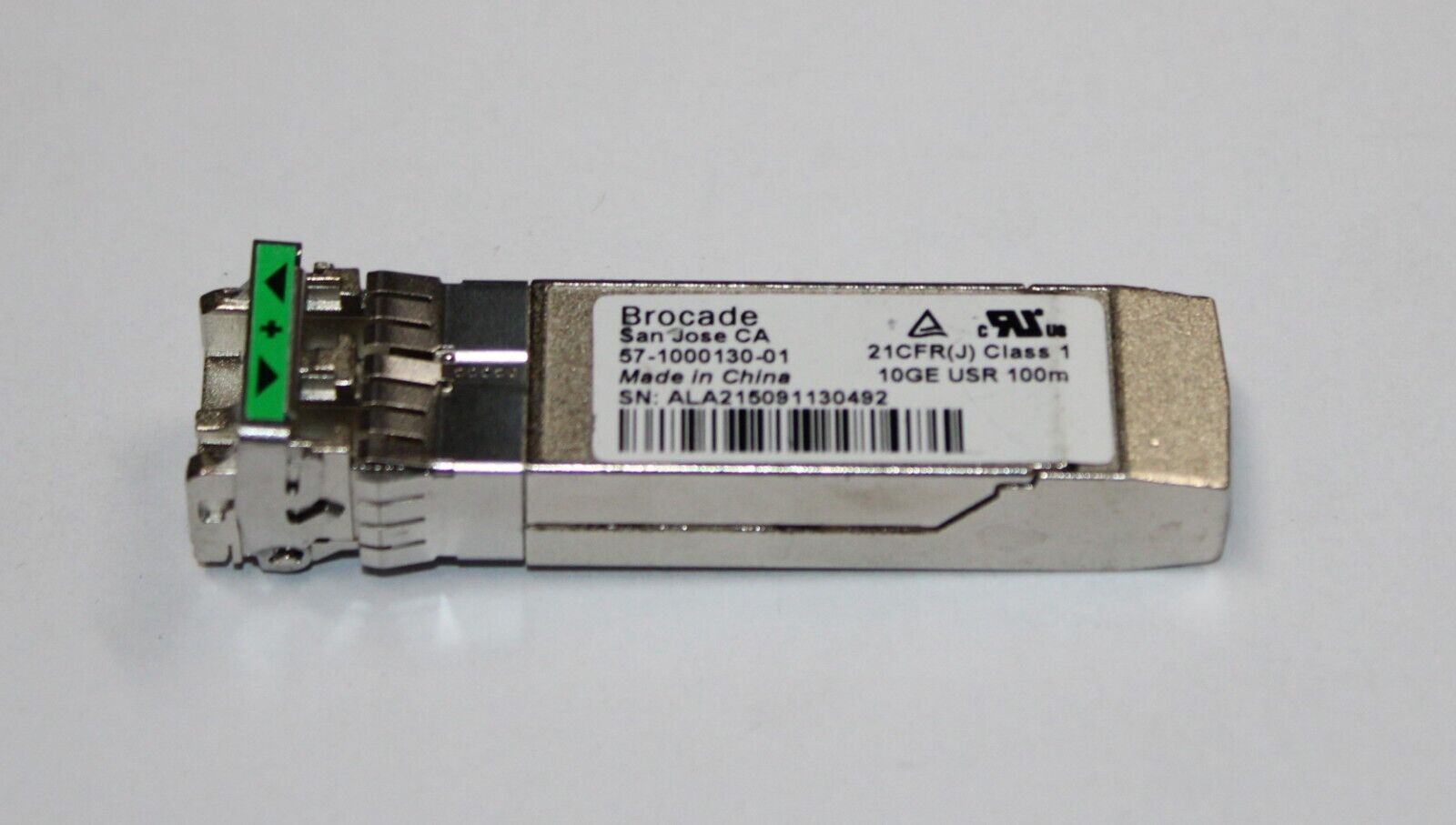 Brocade | 57-1000130-01 | 10G-SFPP-USR 10GE USR Transceiver
