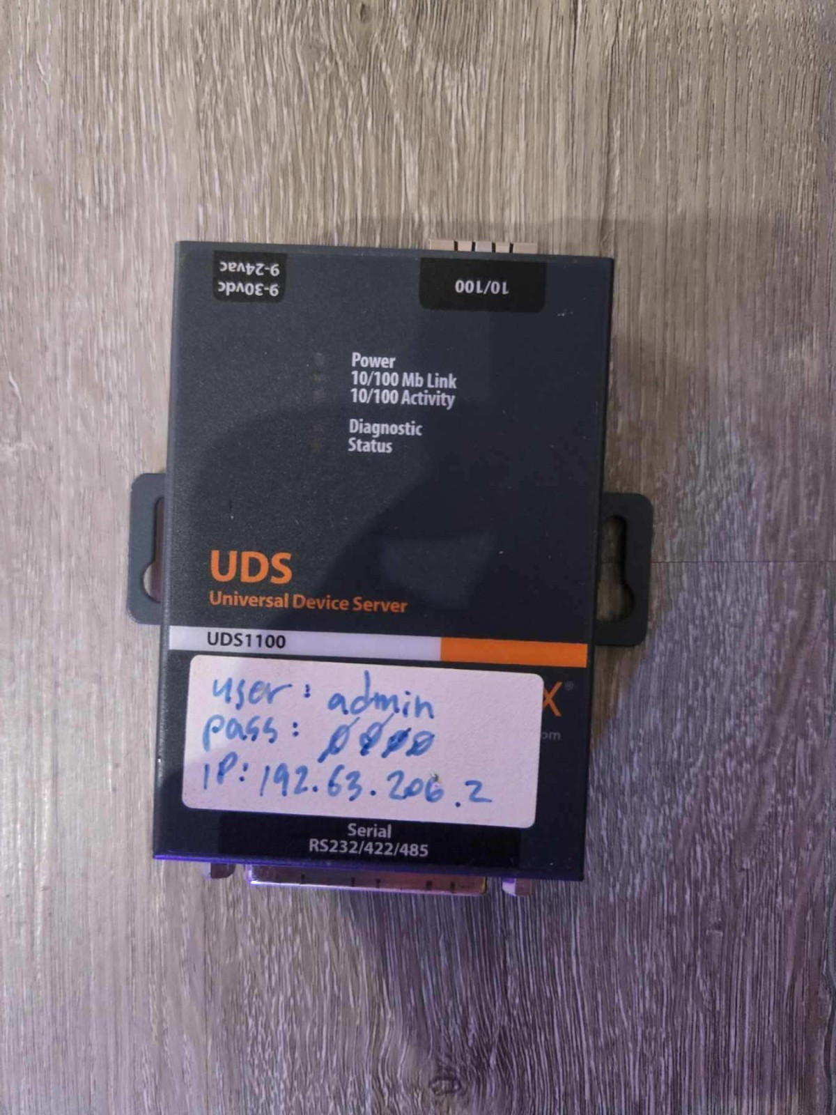 Lantronix UDS1100 Universal Device Server