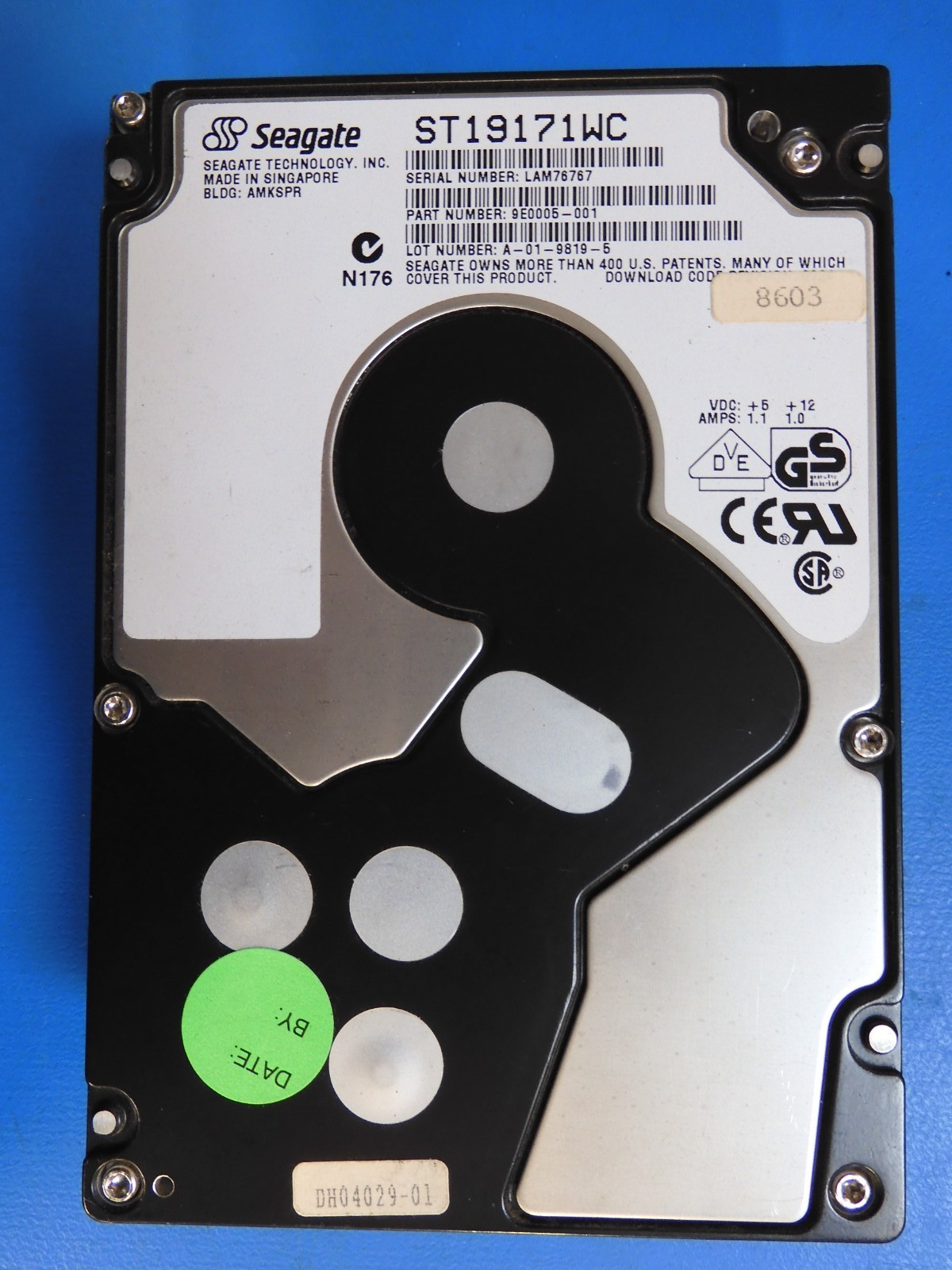 Seagate ST19171WC 9.1GB SCSI Hard Drive 7200RPM 3.5" 68-Pin HDD 9E0005-001