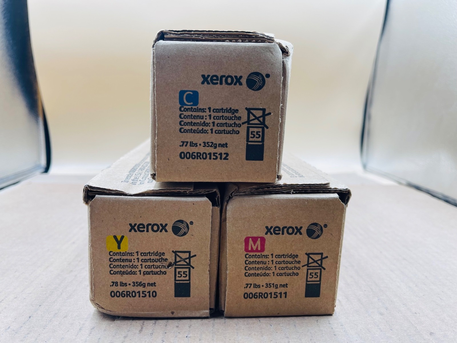 Xerox Altalink WorkCentre CMY Laser Toner set 006R01510,006R01511,006R01512