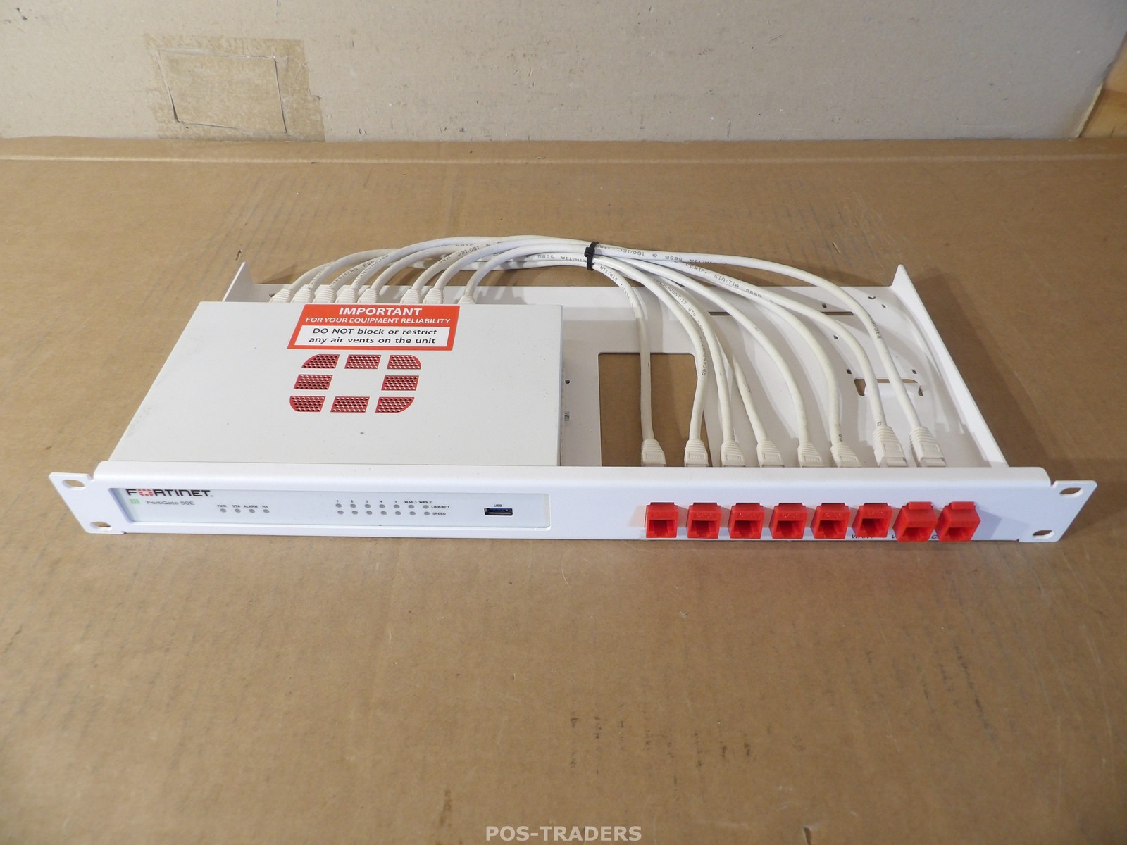 Fortinet FortiGate 50E FG-50E Firewall Security Appliance - INCL RM + CABLES