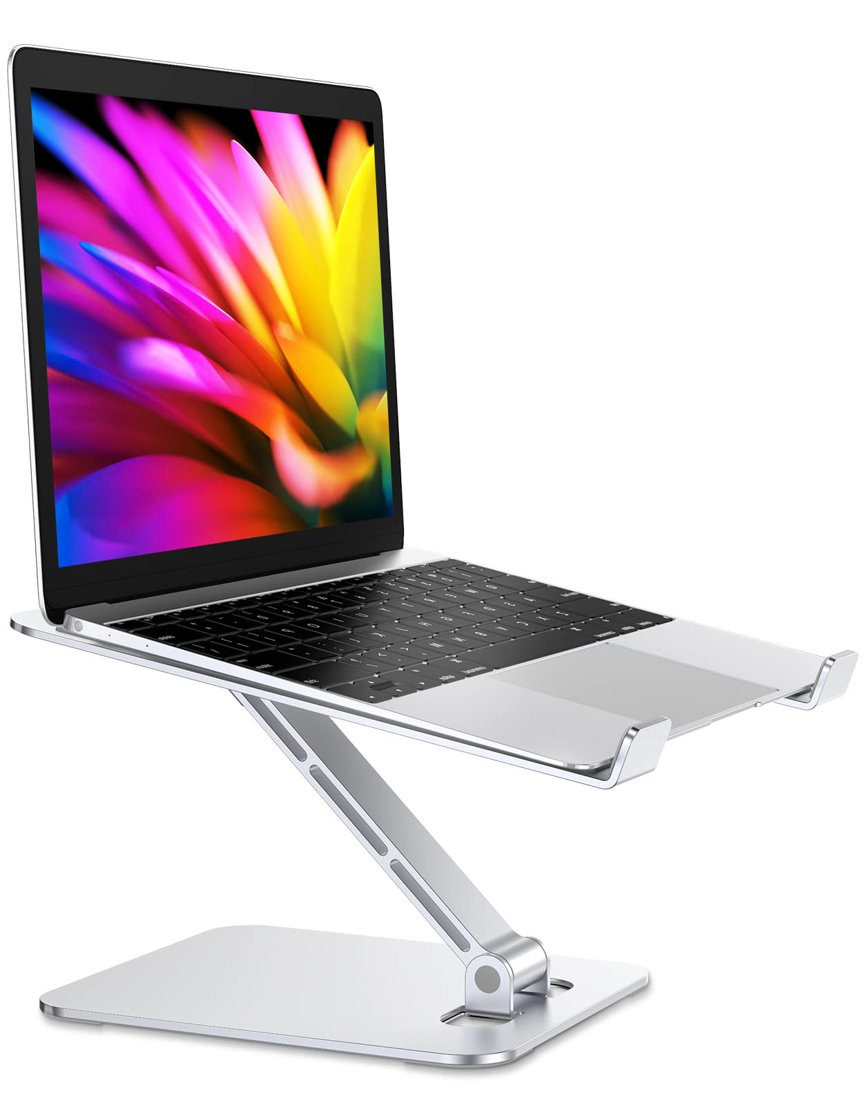 New Best RIWUCT Foldable Aluminum Alloy Laptop Stand for Desk, Height Adjustable