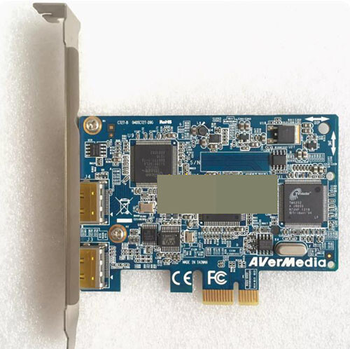 1pc used AVerMedia C727-B HDMI Acquisition card PCI-E 1X AD9983A