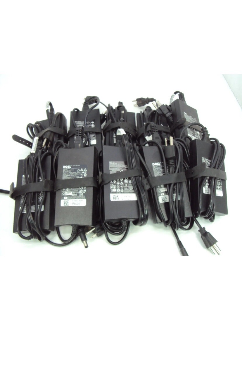 Lot of 10 Dell 19.5V 6.7A 130W DA130PE1 PA-4E Power Adapter w/Cord Got 3000 More