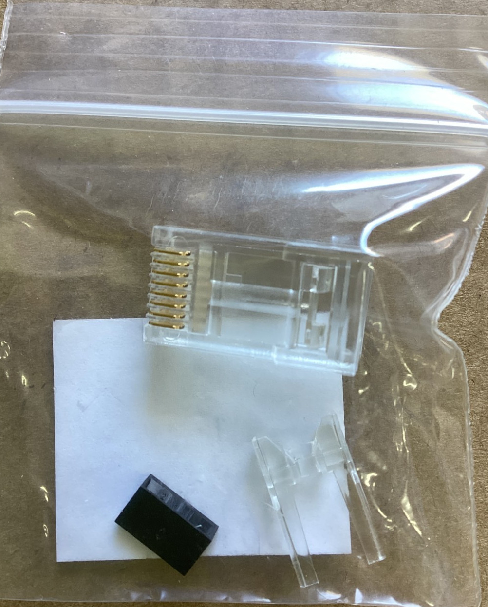 Simply45 Cat6 RJ45 Modular Plugs 3 Piece Connector Set Lot of 50 NEW (SCS)