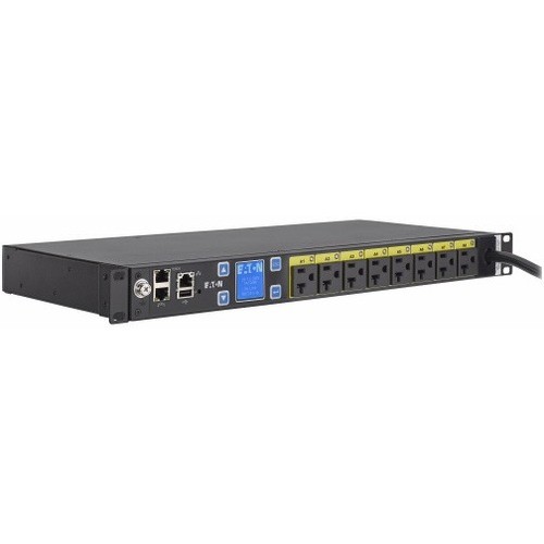 Eaton ePDU Managed 8-Out PDU Managed NEMA 5-20P Network RJ-45