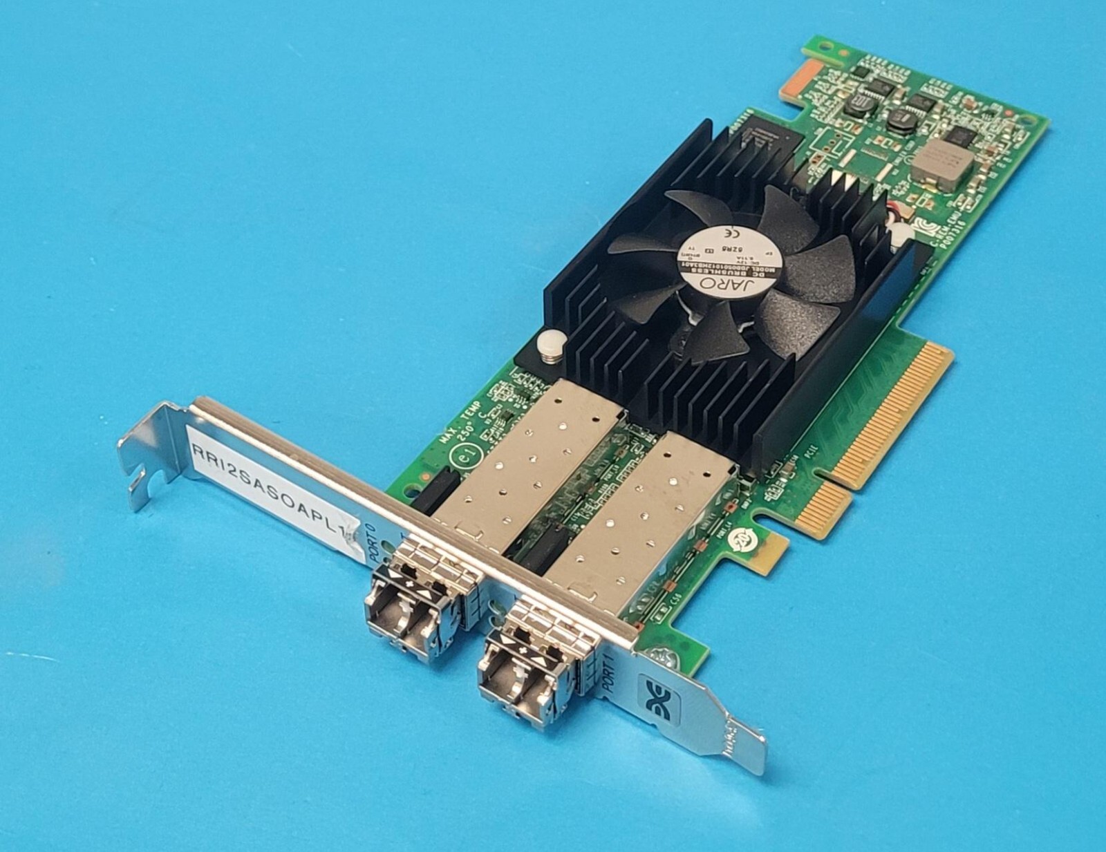 Dell F3VJ6 LPE16002 EMULEX 16Gb/s 2-Port FC PCI-e 2.0 x8 HBA w/ SFP+ low bracket