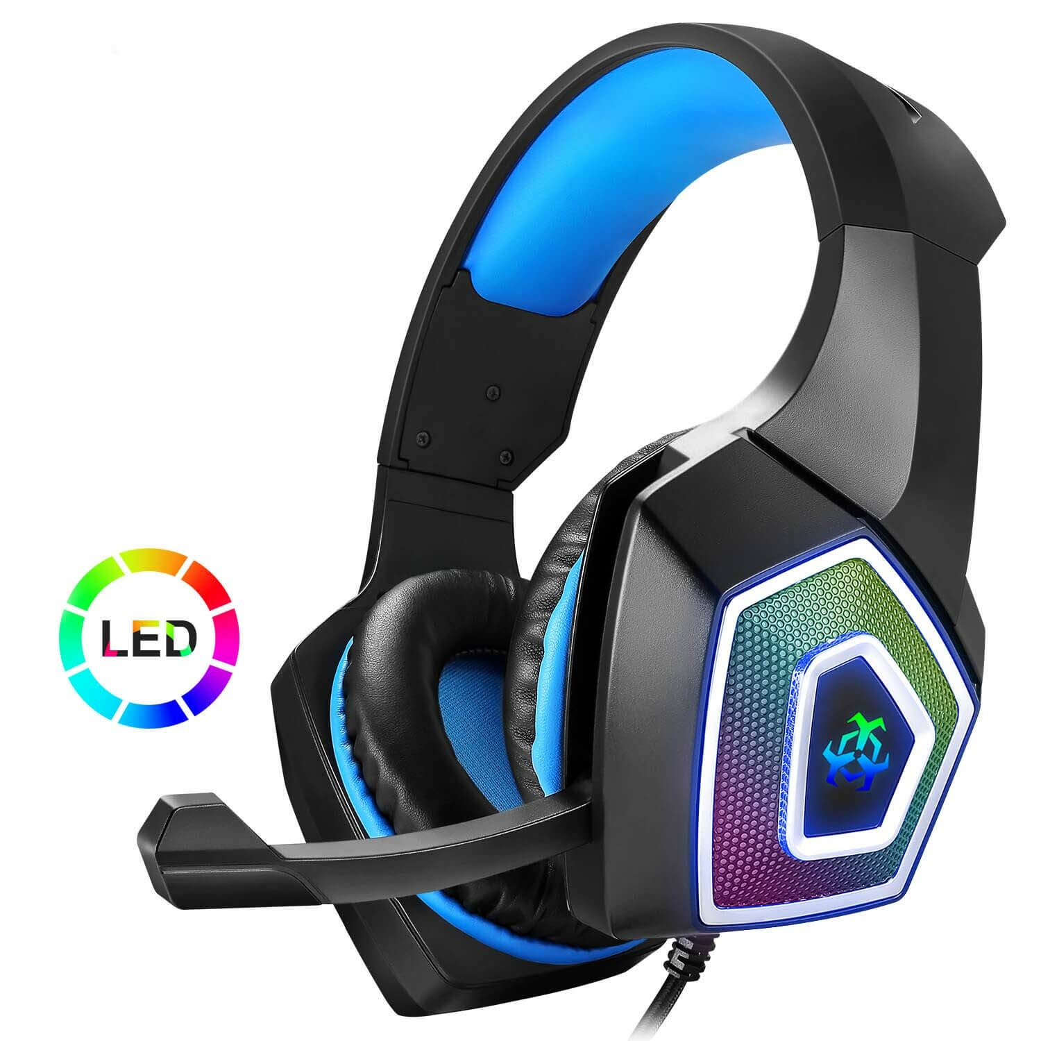 Hunterspider V-1 Noise Canceling Surround Gaming Headset for Xbox One, PS4, PS5 