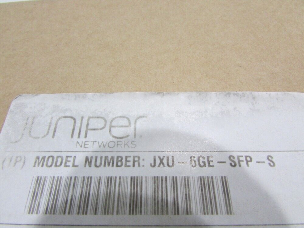 New Juniper JXU-6GE-SFP-S 6 Port SFP interface Module 1 Year Warranty