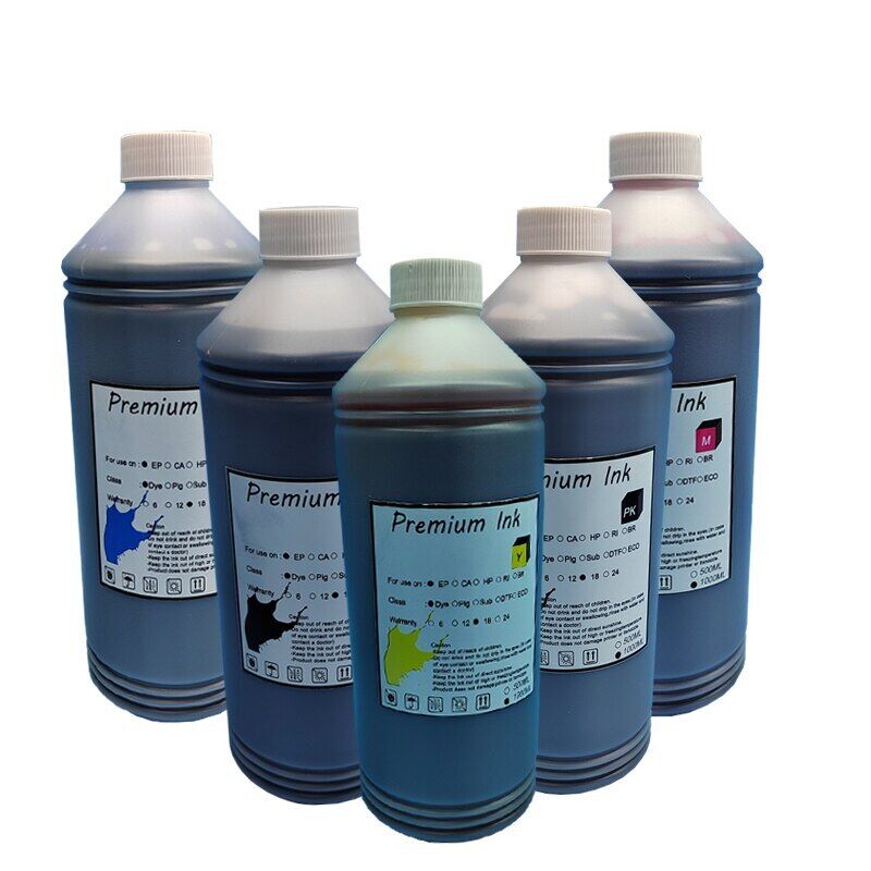 1 Set 1000ML Dye Refill ink for Canon PGI-880 TS8180 TS8280 TS9180 Printer