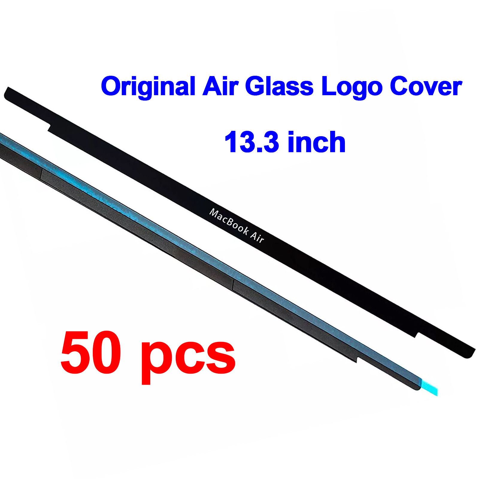50PCS Original LCD Front Glass Trim Bezel Logo Cover for MacBook Air 13.3" A2337