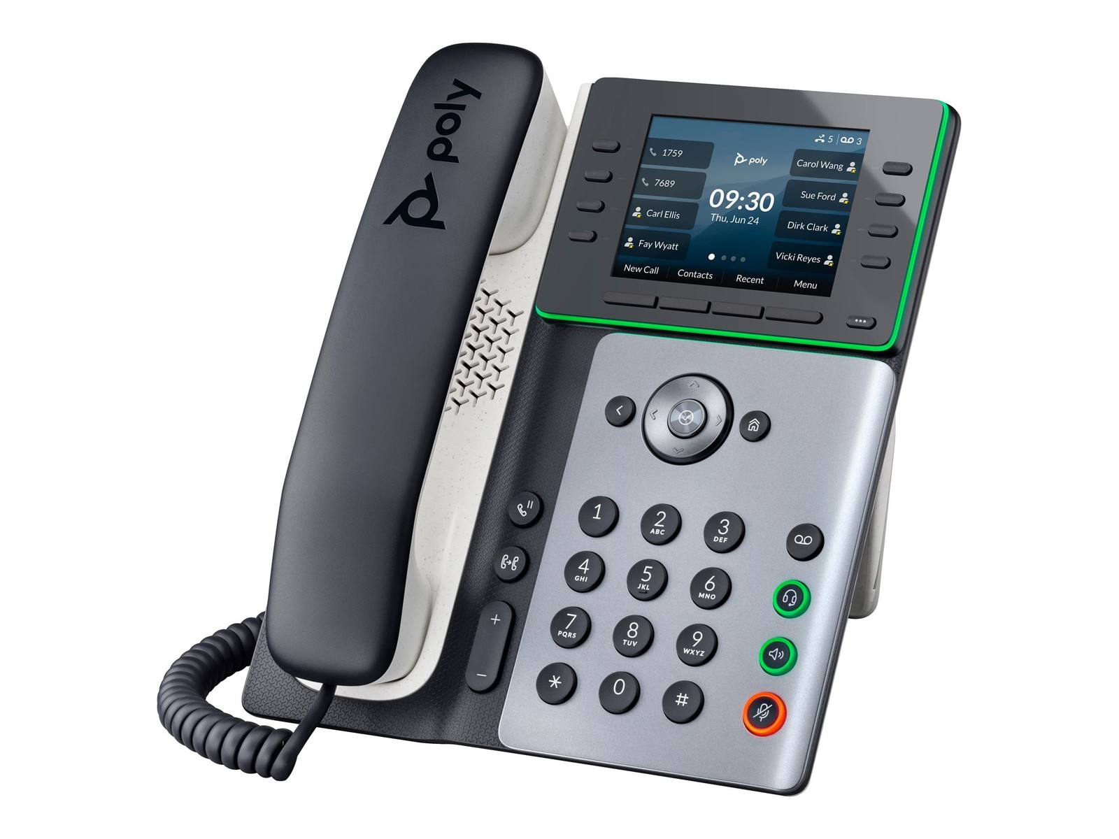 Polycom Audio 89B52AA#ABA Edge E320 IP Phone Bluetooth Black