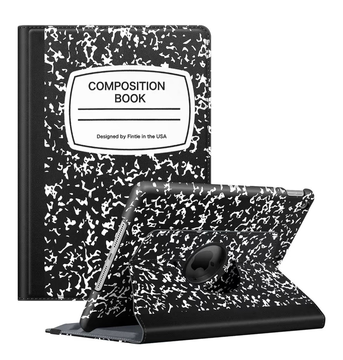 ipad 11th Gen 11 inch,ipad10th gen 10.9 inch Rotating composition book case 1Pcs
