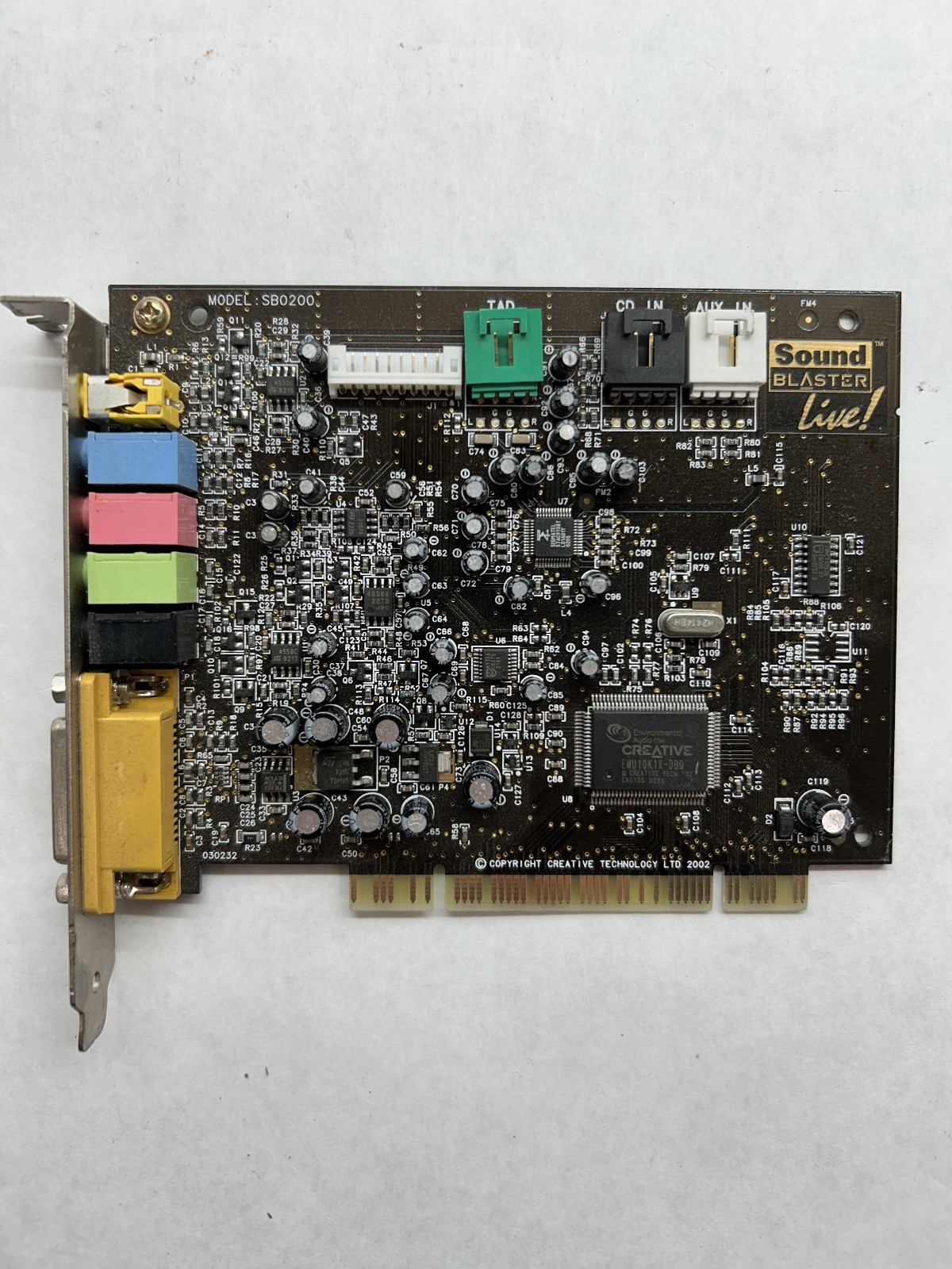 Creative Labs SB0200 Sound Blaster Live PCI 5.1 Surround Sound Audio Card (SC)