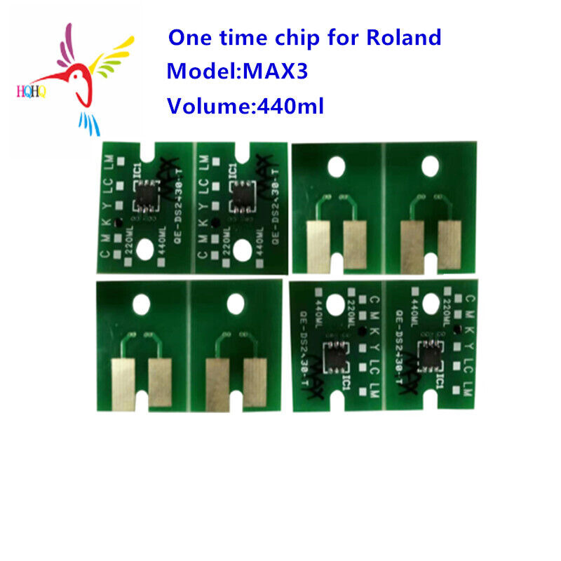 440ML for Roland ECO-SOL MAX3 Permanent Chip for Roland Printer