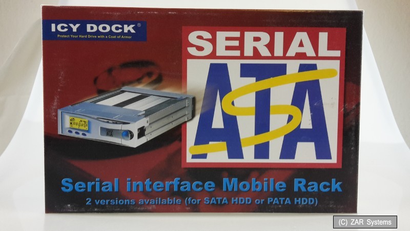 Cremax ICY DOCK MB123PK-S ATA Mobile Rack Mounting Frame for 40-pin IDE ATAPI HDD