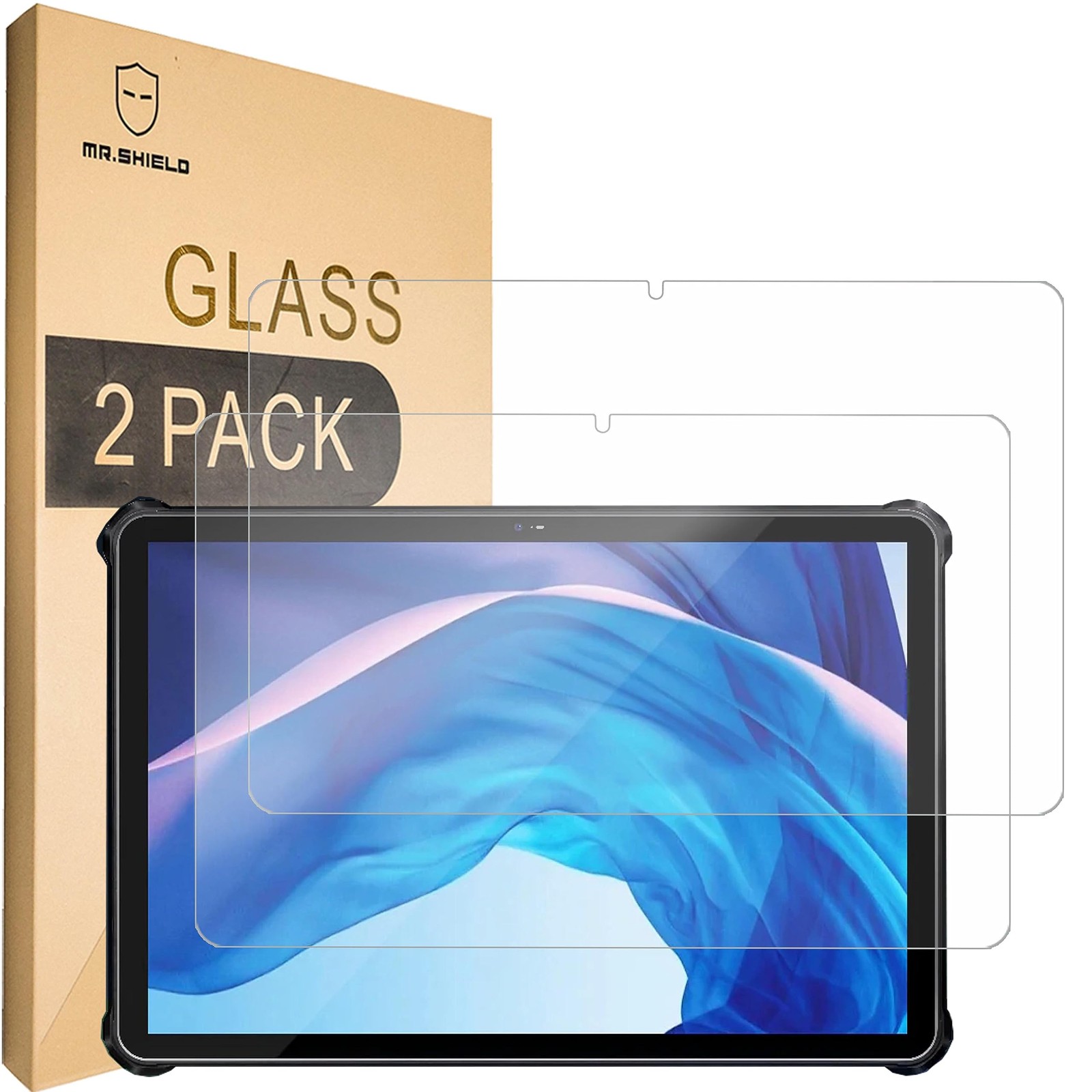 Mr.Shield [2-PACK] Screen Protector For OUKITEL RT6 Tablet [Tempered Clear 