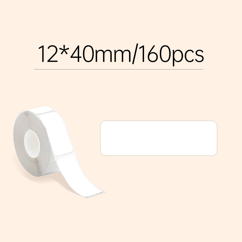 1 Roll Colored Self-Adhesive Thermal Label 12x40mm Printer Paper  for D30 P11 Q1