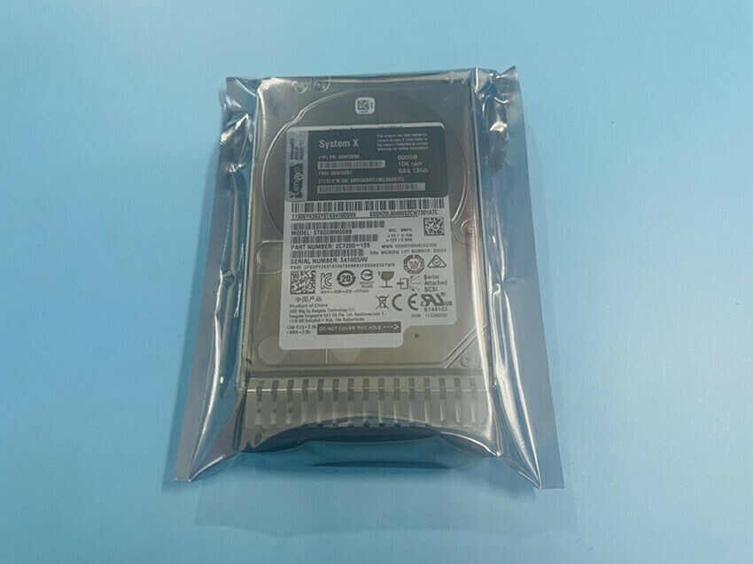NEW IBM / Lenovo 00WG690 00WG691 600GB SAS 10K 12G 2.5" G3HS X3650M5 Hard Drive