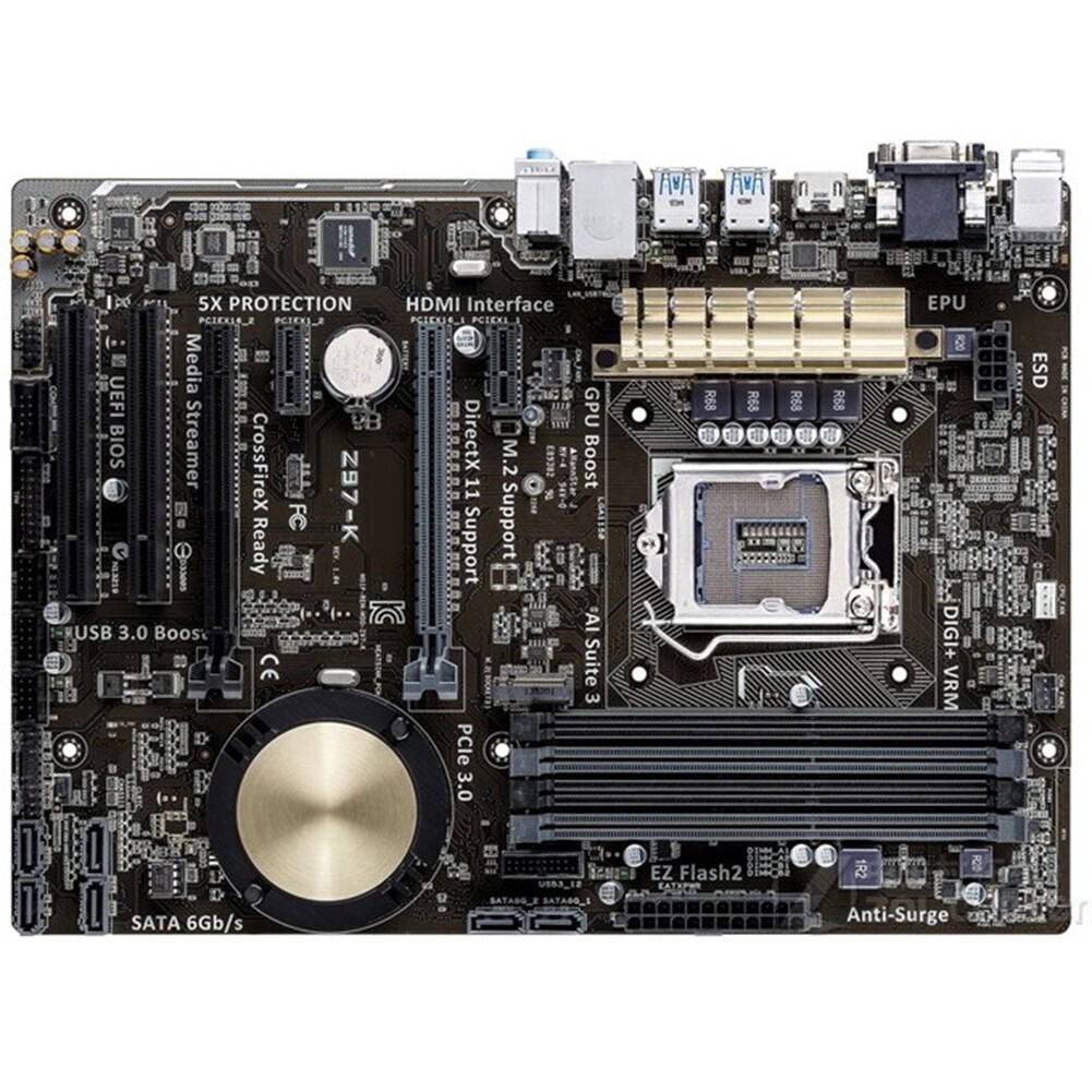 Z97-C Z97-K Motherboard Chipset Intel Z97 LGA1150 for ASUS DVI VGA HDMI