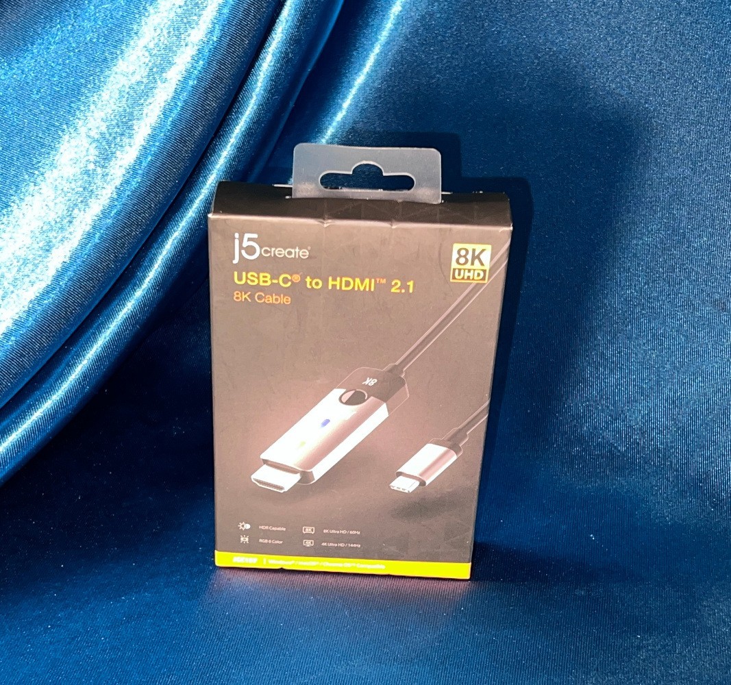 J5Create JCC157 USB-C to HDMI 2.1 8K Cable - 6FT