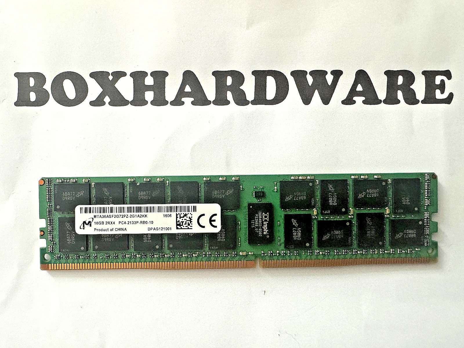 Micron 16GB DDR4 2133MHz MTA36ASF2G72PZ-2G1A 2Rx4 RDIMM ECC Server RAM
