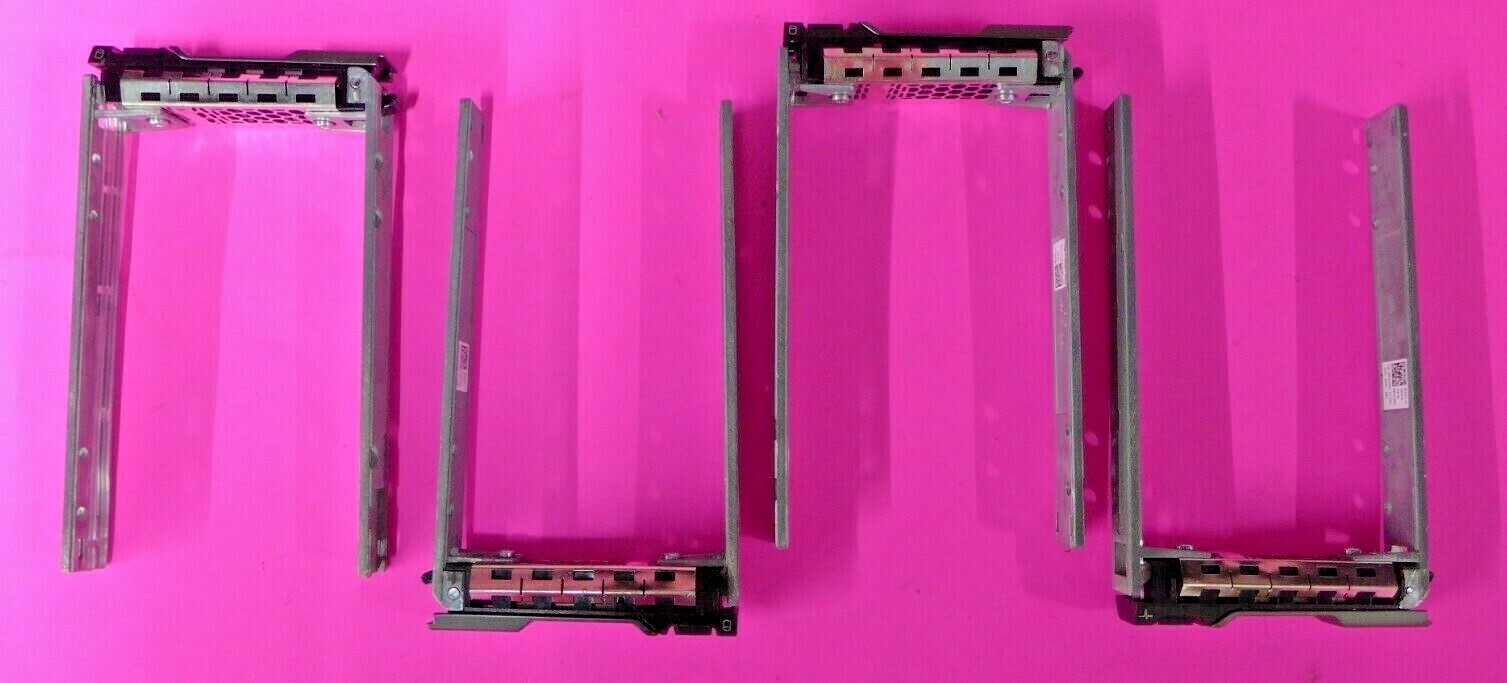 (Lot of 4) Dell PowerEdge R820 R720 R620 R520 SAS SATA 2.5" Caddy Tray KG7NR