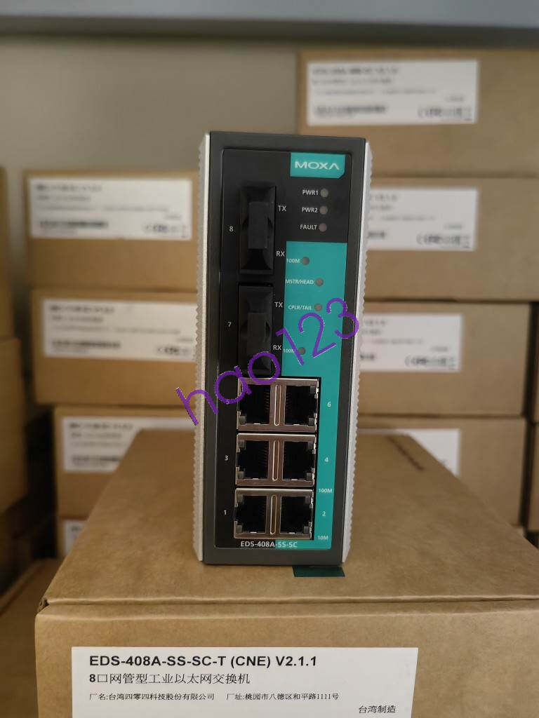 MOXA EDS-408A-SS-SC-T (CNE) Brand New Ethernet Switch Fast Delivery DHL/FedEx
