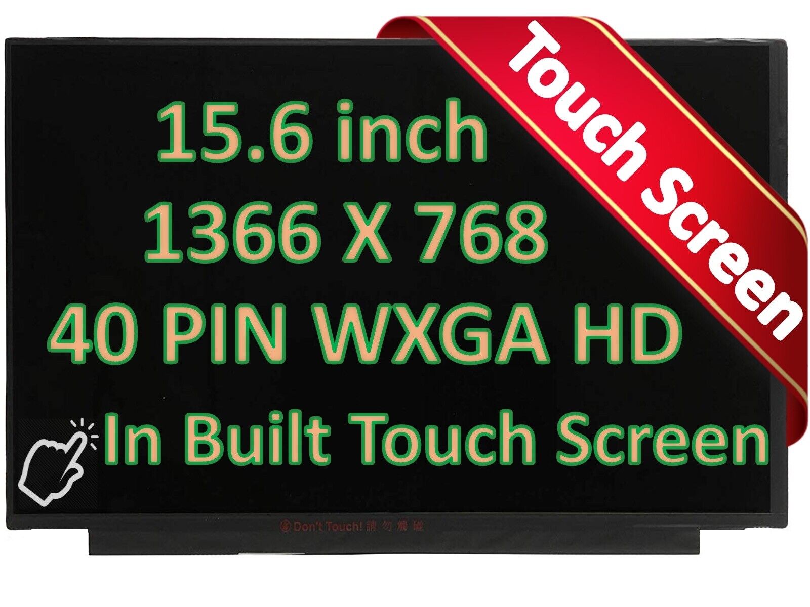 NEW 15.6inch LCD Display Screen Panel Replacement w/ Touch For HP M29207-001