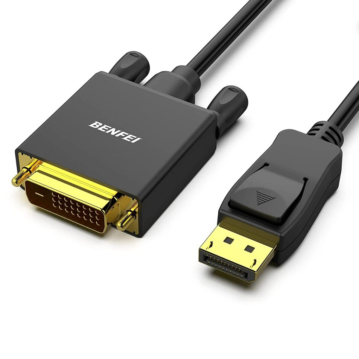 Benfei  000105BLACK DisplayPort to DVI Adapter-Dp Display Port to DVI Convert