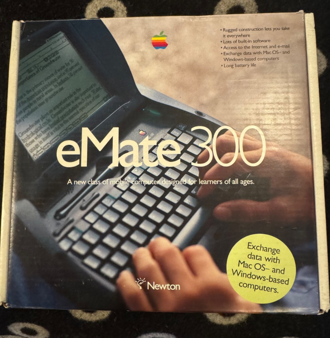 Apple Newton eMate 300, unopened box, 