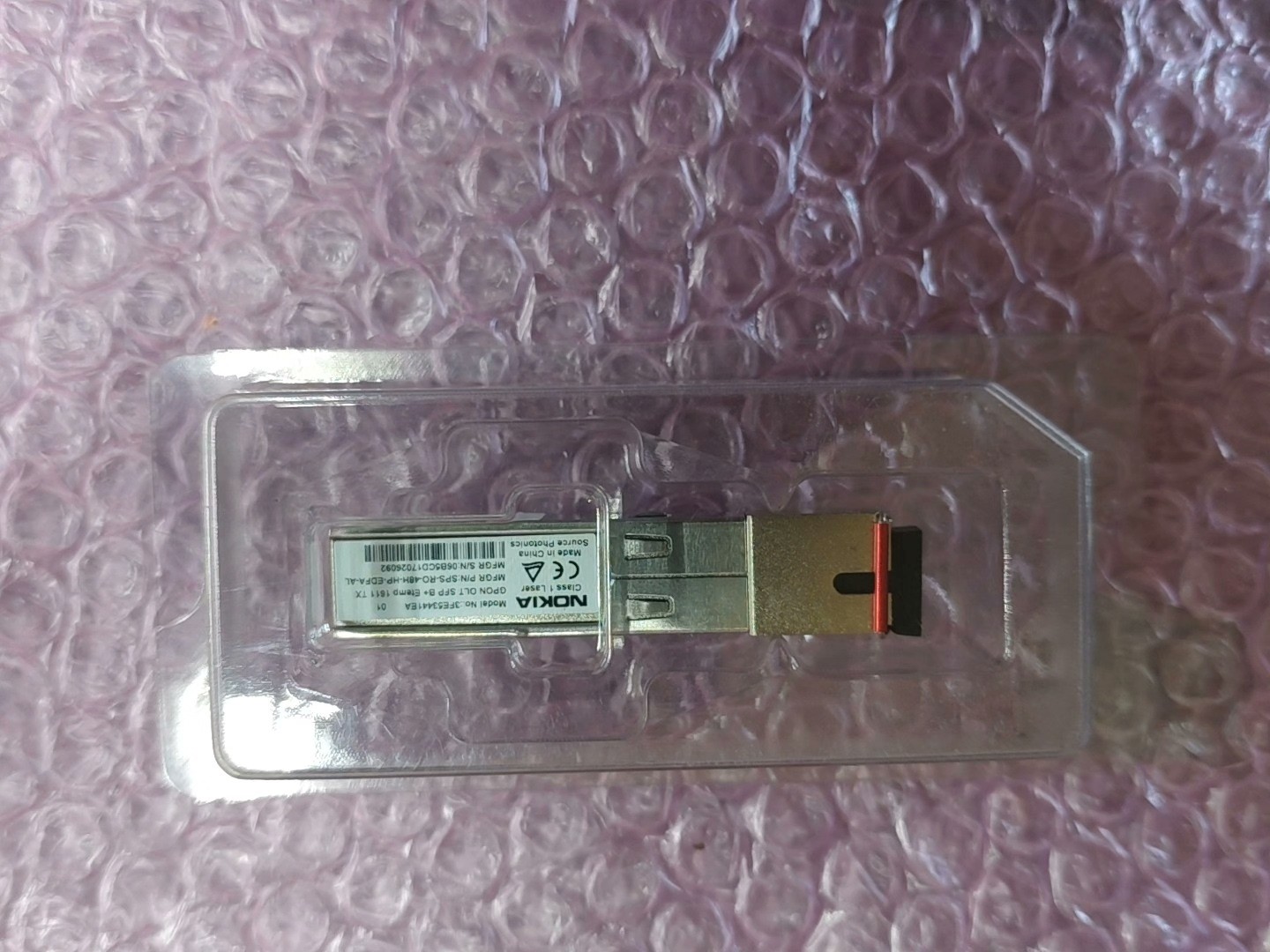 2pcs Alcatel-Lucent Nokia 3FE53441EA Gpon OLT SFP B+ 2.5G 1611nm 20KM Optical