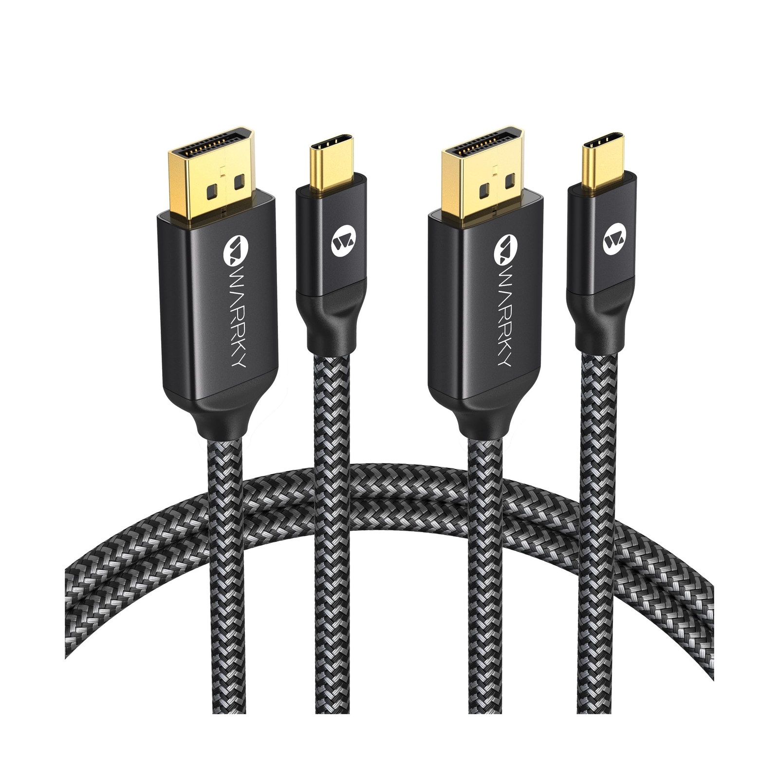 Warrky USB C to DisplayPort Cable (4K@60Hz, 2K/1440P@165Hz), [Aluminum Shell,...