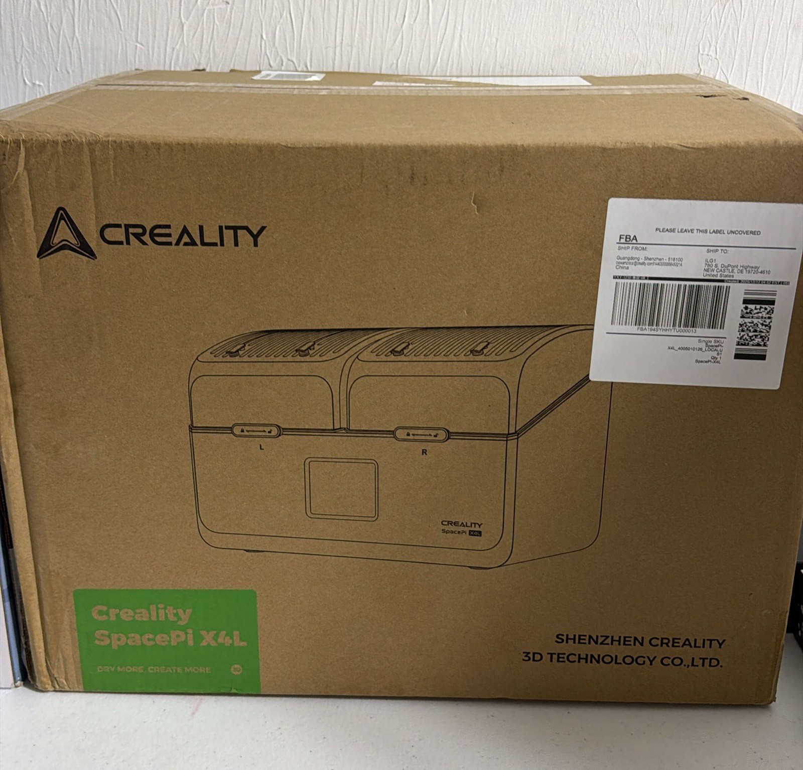 Secador de Filamento Creality 4 Carretes, SpacePi X4L 